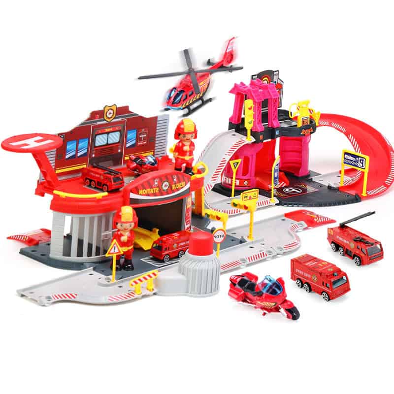 Bilgarage Leksak 4-Årig Parkering