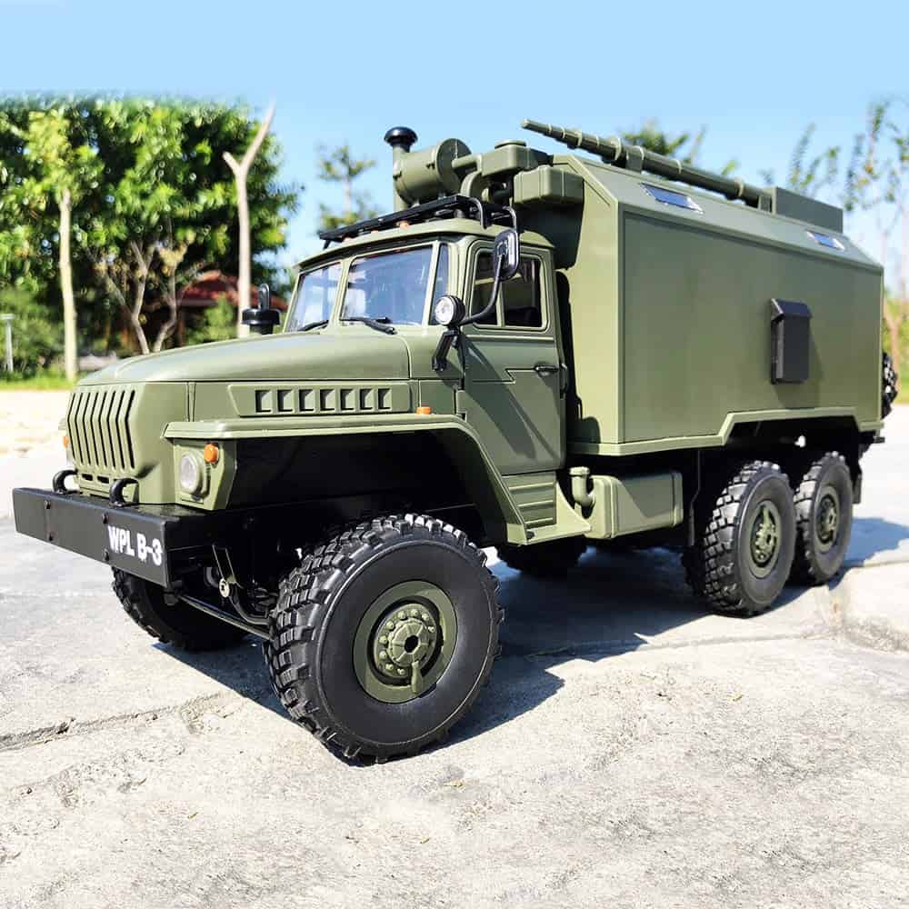 Fjärrstyrd Lastbil Militär Stil