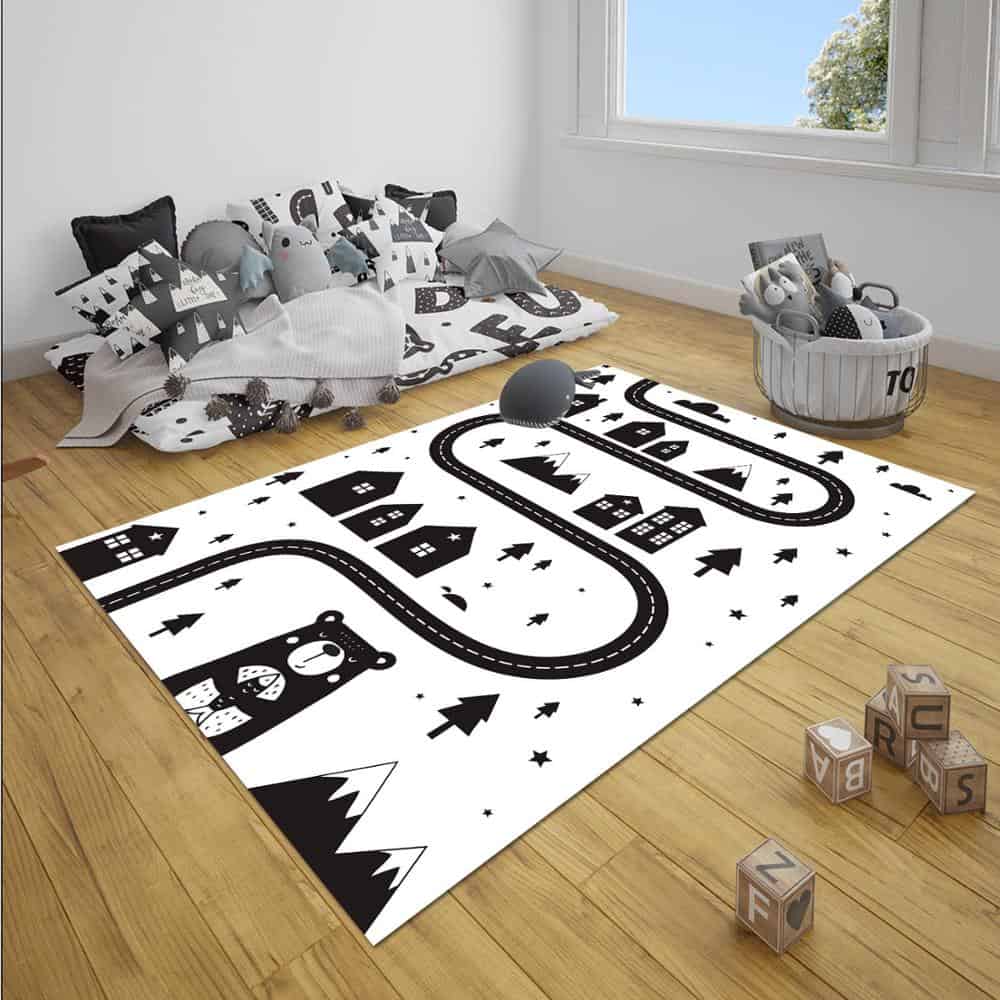 Lekmatta Bil Barn Spel