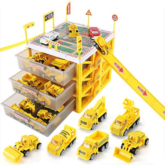 Bilgarage Leksak 3-Årig Parkering