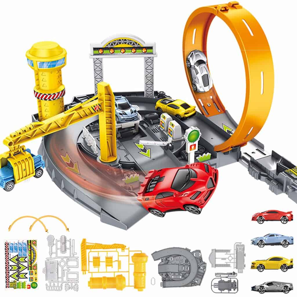 Bilgarage Leksak 6-Årig Parkering
