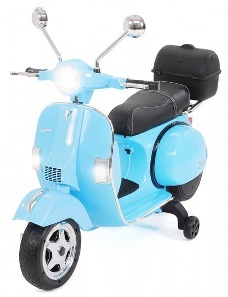 Motorcykel Barn Himmelblå Scooter