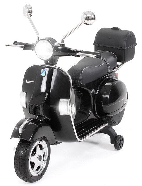 Motorcykel Barn Svart Scooter