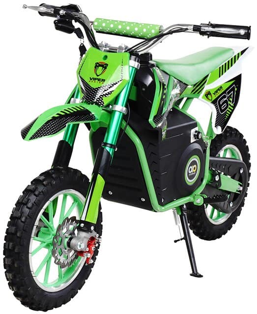 Motorcykel Barn Grön Viper 1000W