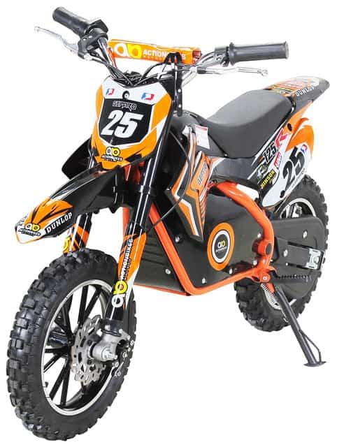Motorcykel Barn Mini Cross Orange 500W