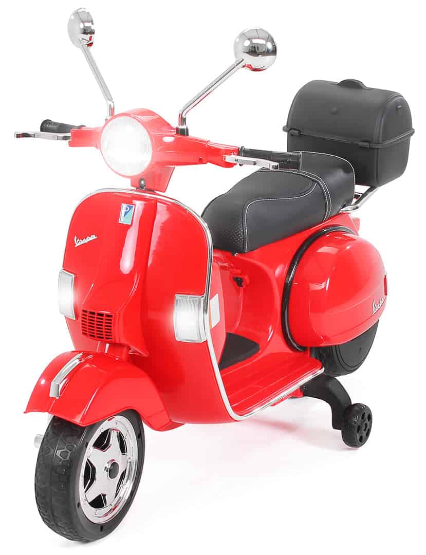 Motorcykel Barn Röd Scooter