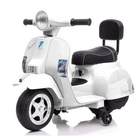 Motorcykel Barn Vit Scooter