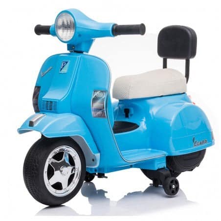 Motorcykel Barn Blå Scooter