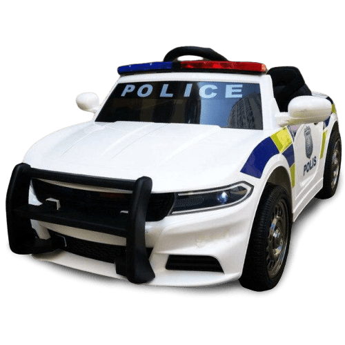 Elbil Barn Svart Polis 2 Platser